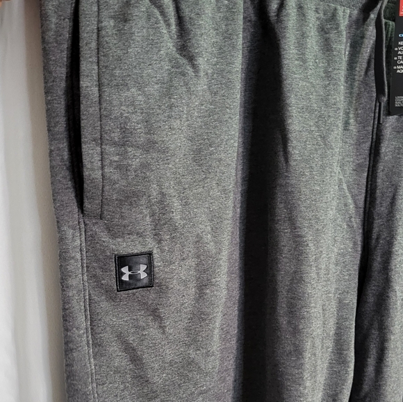 Under Armour Men's NWT Gray UA Rival Fleece Jogger Pants Size 5XL - Picture 6 of 12